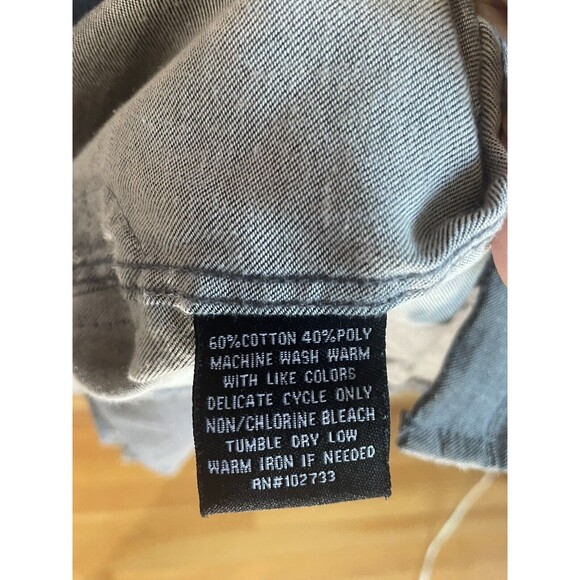 Red Ape Shirt Mens XXL Gray Button Up Short Sleeve, Hoodie, Lightweigt - Picture 5 of 7